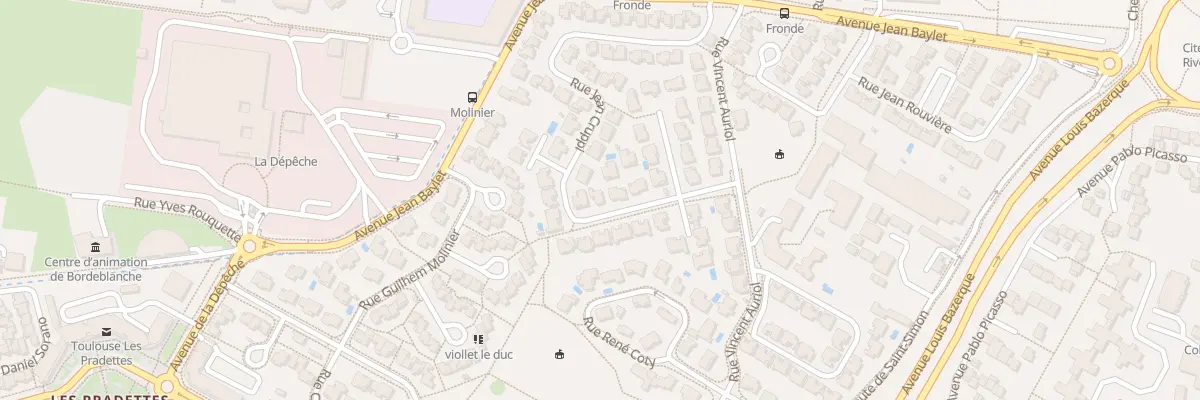 Plan du 6 Rue Jean Cruppi à Toulouse