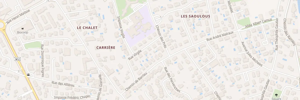 Plan du 5 Rue Virgile à Blagnac