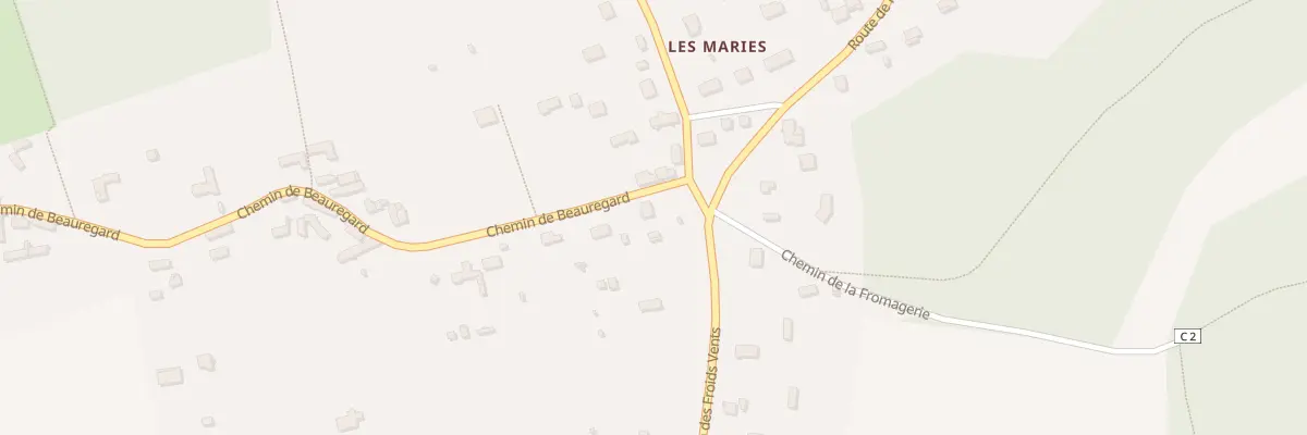 Plan du 1 Che de Beauregard à Sorel-Moussel