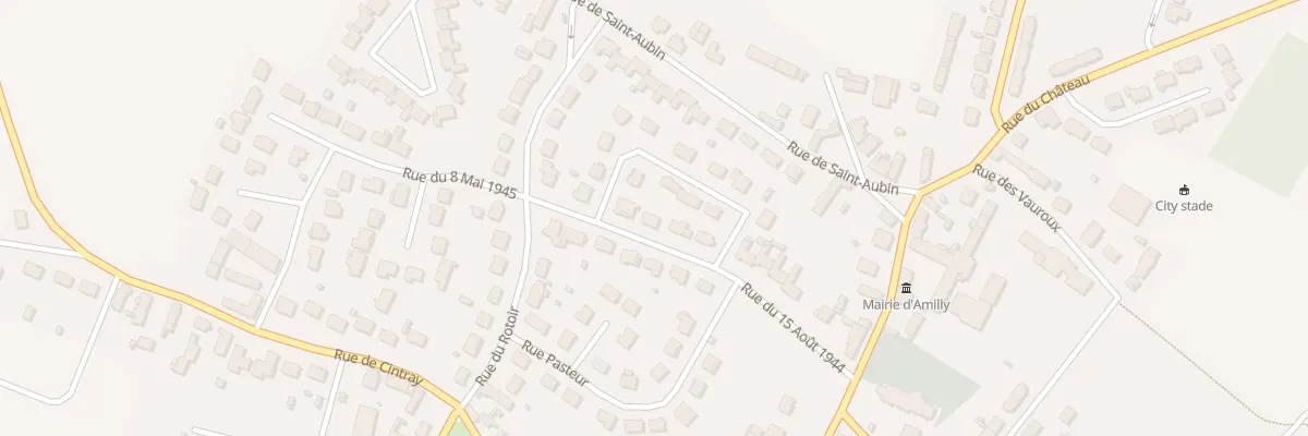 Plan du 16 Rue du Quinze Aout 1944 à Amilly