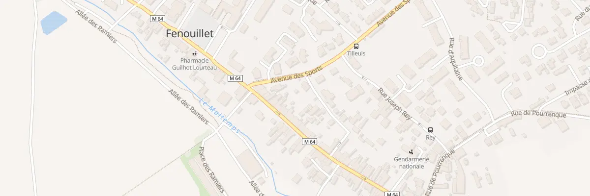 Plan du 44 Rue Jean Jaurès à Fenouillet