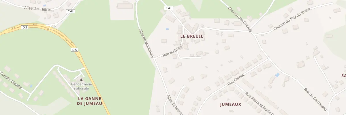 Plan du 2 Rue du Breuil à Ambazac