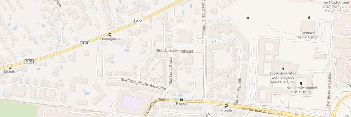 Plan du 20 Rue Louis Braud à Toulouse