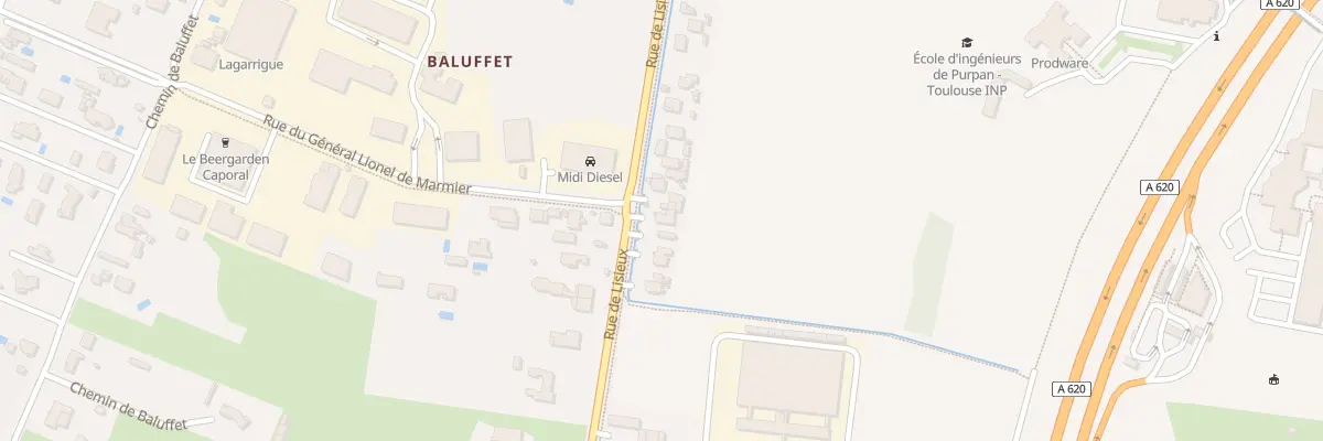 Plan du 54 Rue de Lisieux à Toulouse