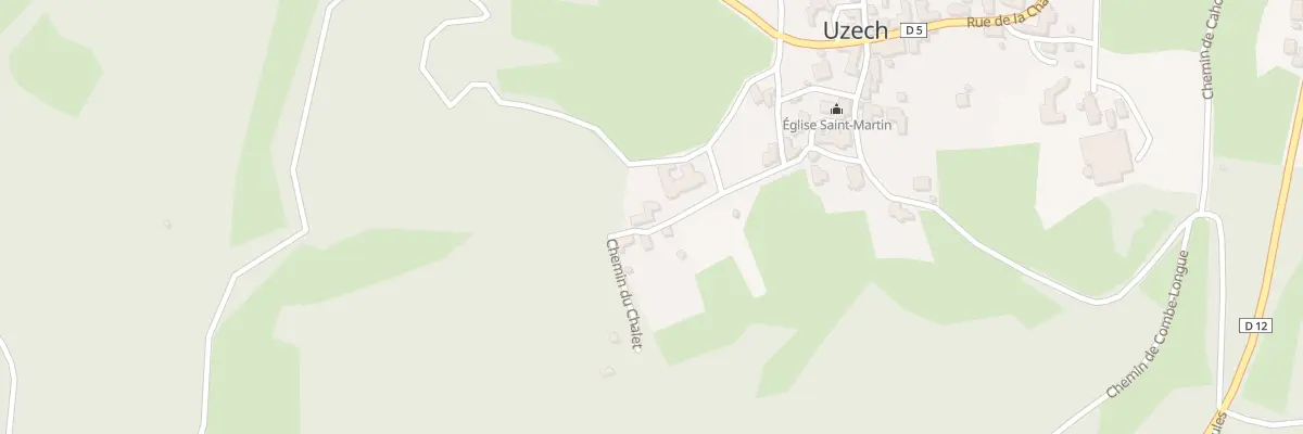 Plan du 5066 Le Chateau à Uzech