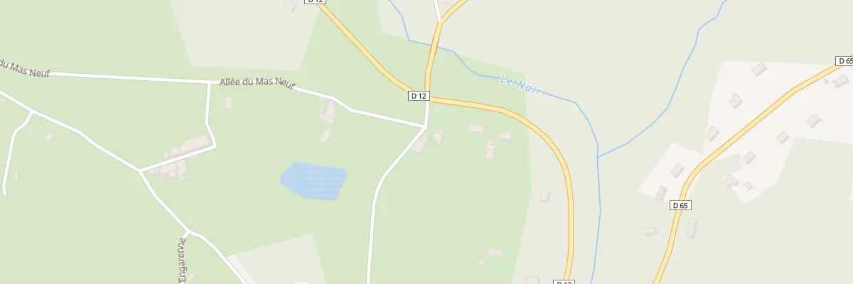 Plan du 1 All du Mas Neuf à Eyjeaux