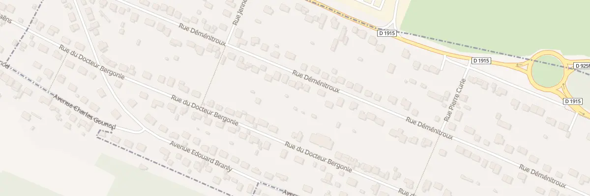 Plan du 67 Rue Déménitroux à Eu