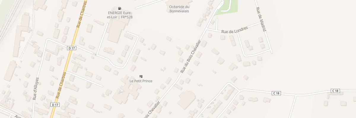 Plan du 21 Rue du Bois Chevalier à Bonneval