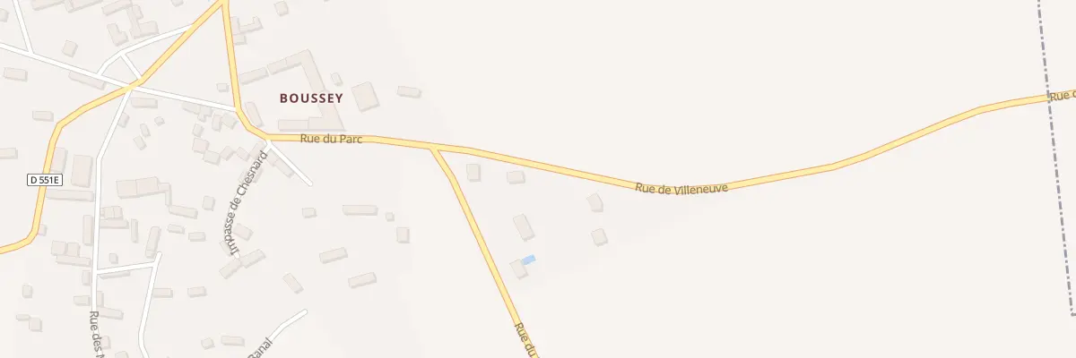 Plan du 38 Rue du Parc à La Couture-Boussey