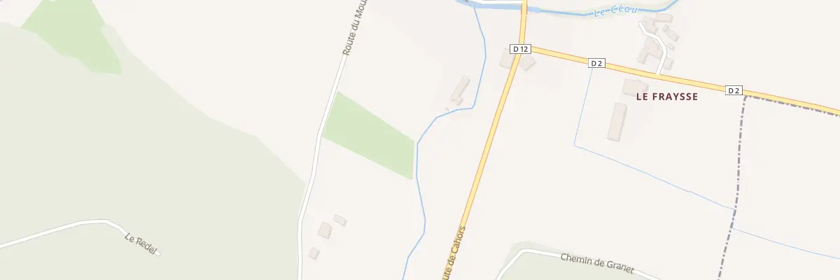 Plan du 400 Rte de Cahors à Concorès