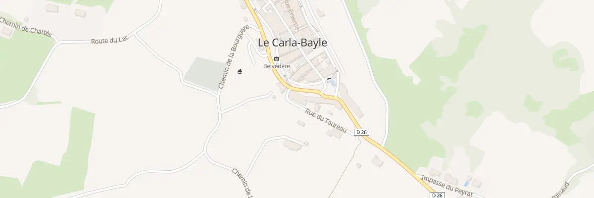 Plan du 3 Pl des Poilus à Carla-Bayle