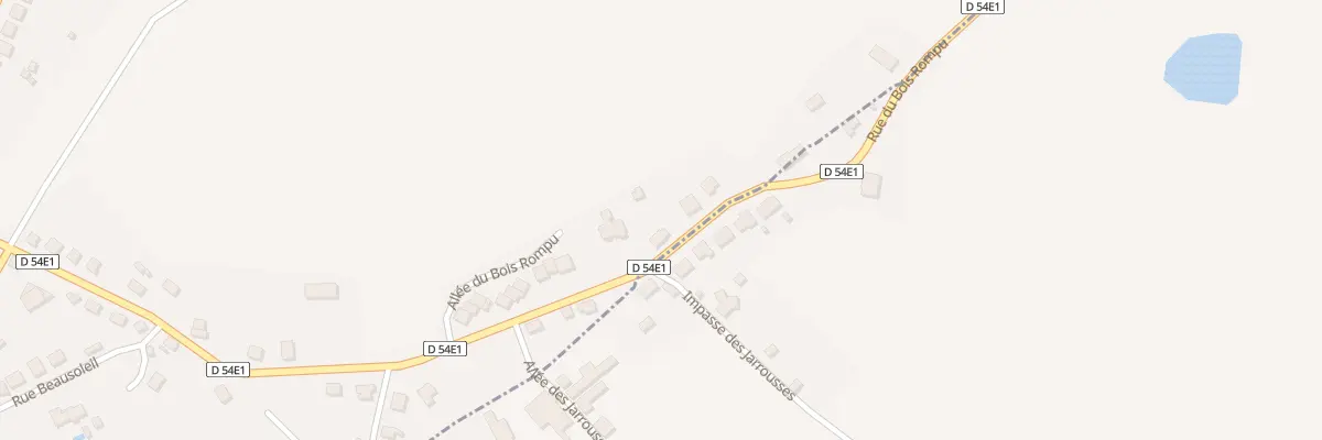Plan du 39 Rue du Bois Rompu à Arnac-Pompadour