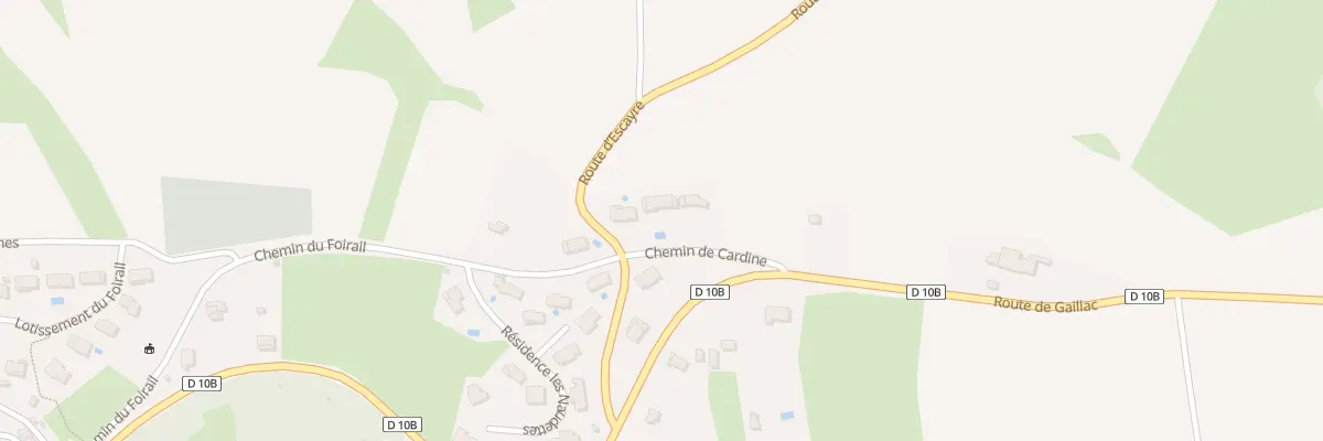 Plan du 47 Che de Cardine à Saint-Ybars