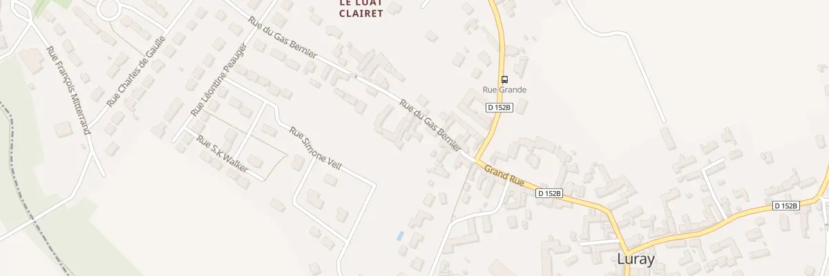 Plan du 9 Rue du Gas Bernier à Luray