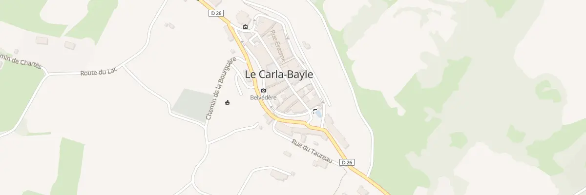Plan du 97 La Ville à Carla-Bayle