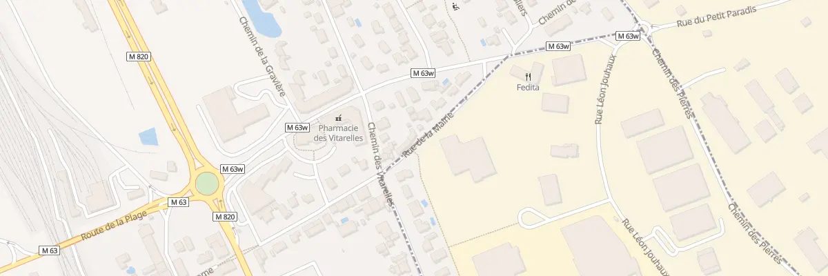 Plan du 16 Rue de la Mairie à Lespinasse