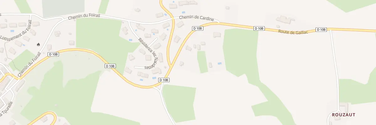 Plan du 644 Rte de Gaillac à Saint-Ybars