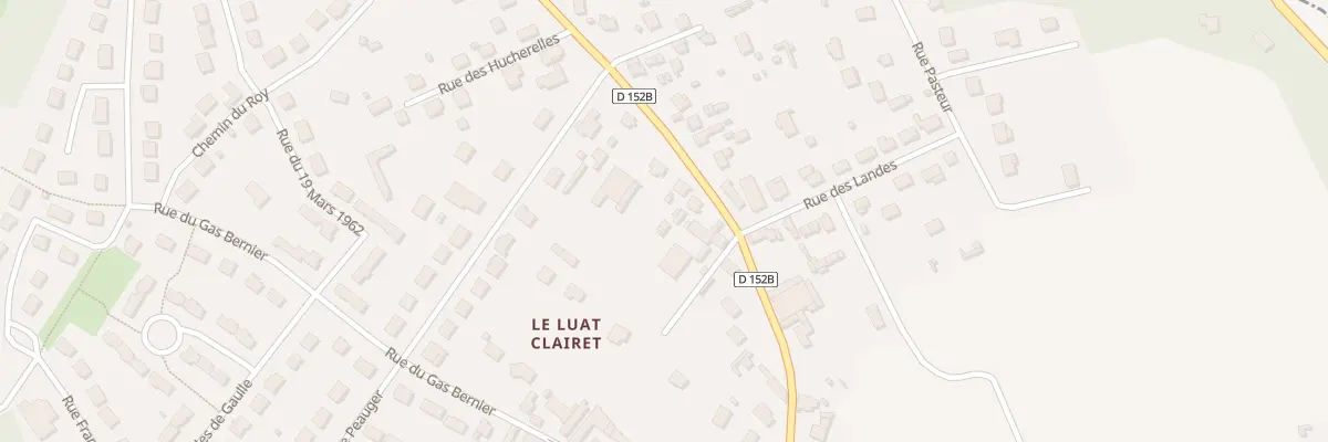 Plan du 24 Le Luat Clairet à Luray
