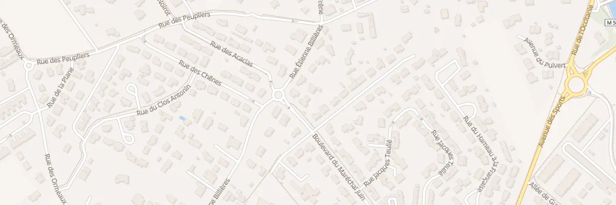 Plan du 15 Bd du Maréchal Juin à Fenouillet