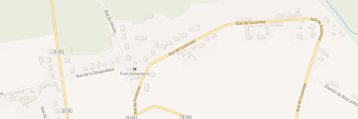 Plan du 1 Rue de Vucennes à Moléans
