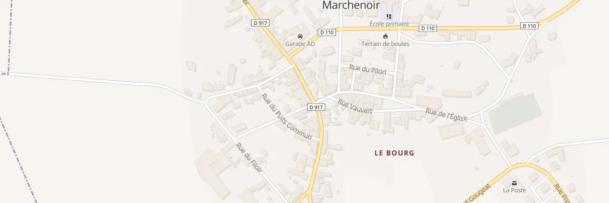 Plan du 2 Rue du Puits à Marchenoir