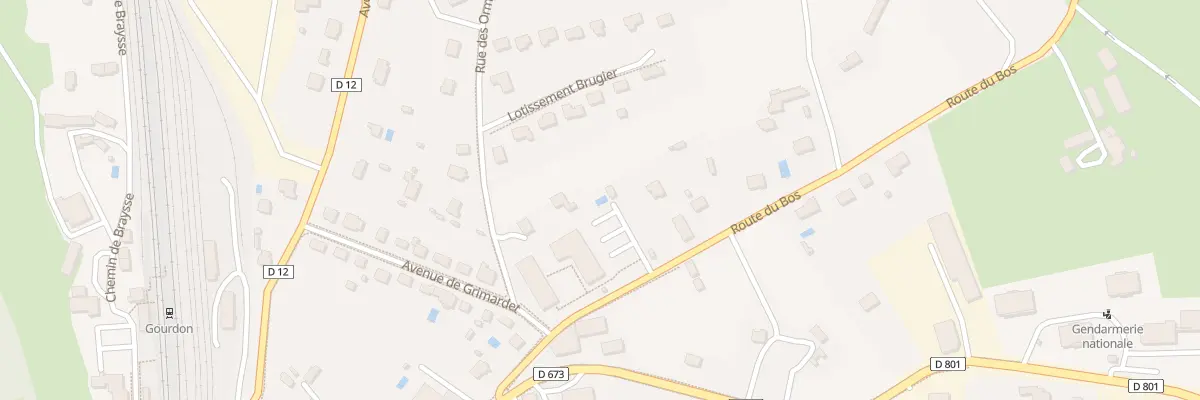Plan du 5316F Rue des Ormes à Gourdon