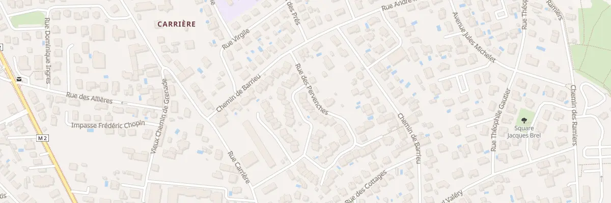 Plan du 4 Rue des Pervenches à Blagnac