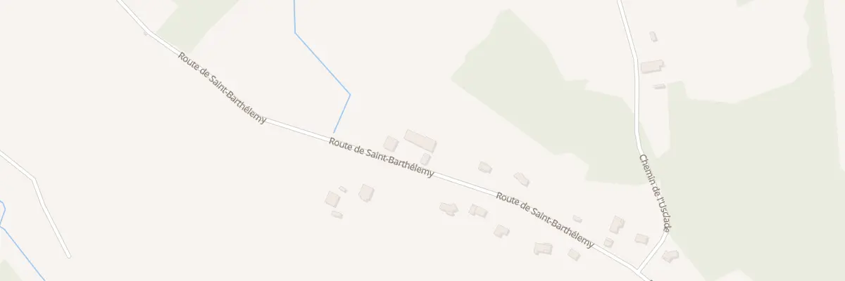 Plan du 1326 Rte de Saint Barthélémy à Mirabel
