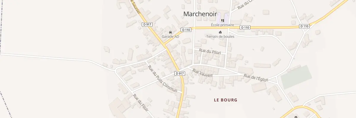Plan du 34 Rue Alphonse Saunier à Marchenoir