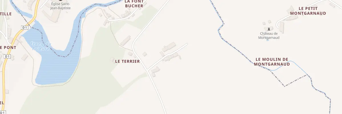 Plan du 6 Le Terrier à La Châtre-Langlin