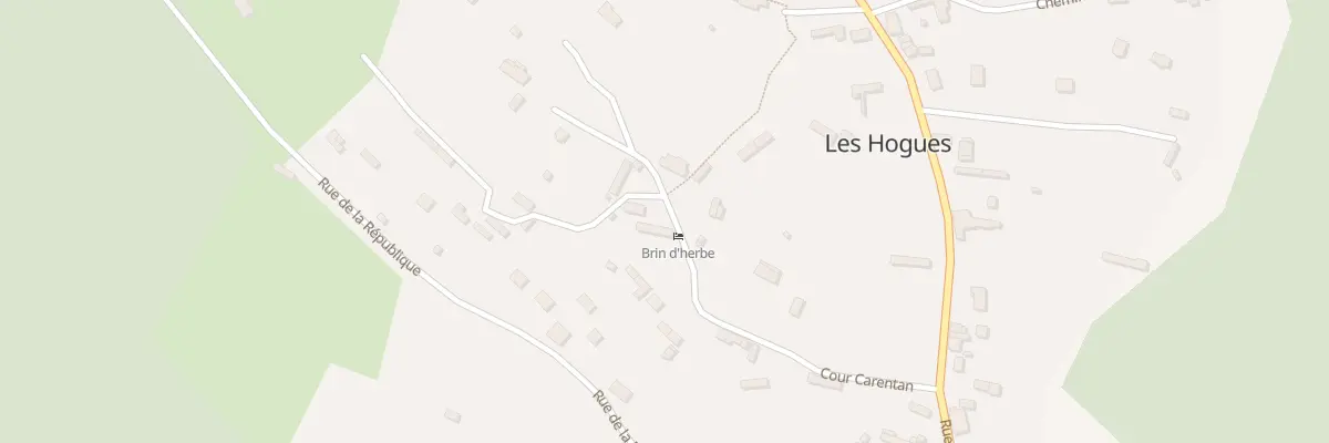 Plan du 23 Cour Carentan aux Hogues
