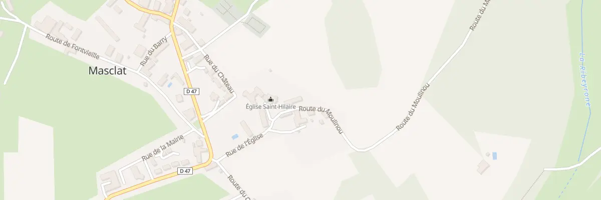 Plan du 167 Rue de l’église à Masclat