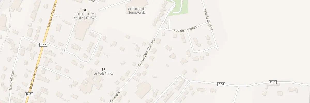Plan du 36 Rue du Bois Chevalier à Bonneval