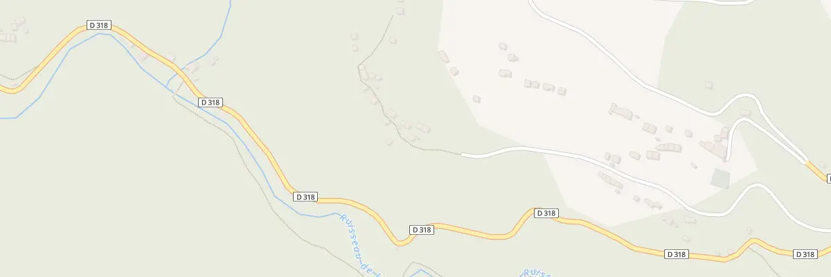 Plan du 637 Eychene à Massat