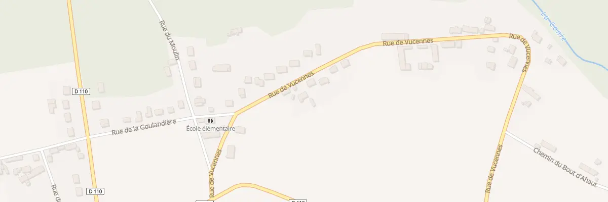 Plan du 3 Rue de Vucennes à Moléans