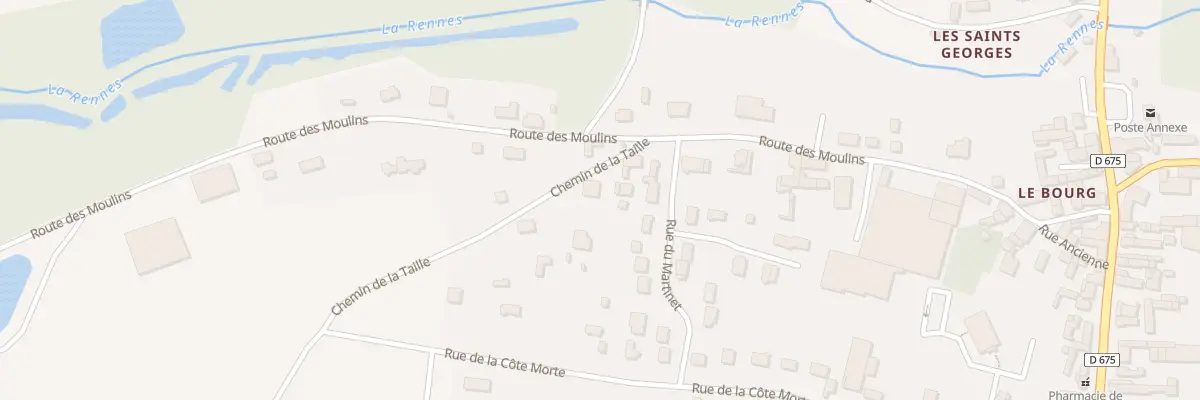 Plan du 9 Chem de la Taille à Saint-Romain-sur-Cher