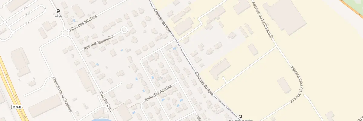 Plan du 15B Che du Parc à Lespinasse
