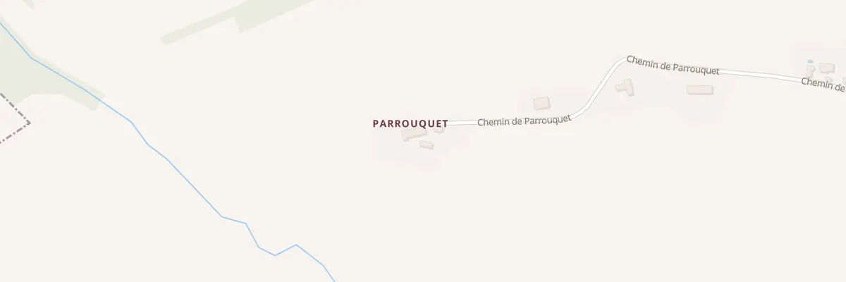 Plan du 1296 Che de Parrouquet à Saint-Ybars
