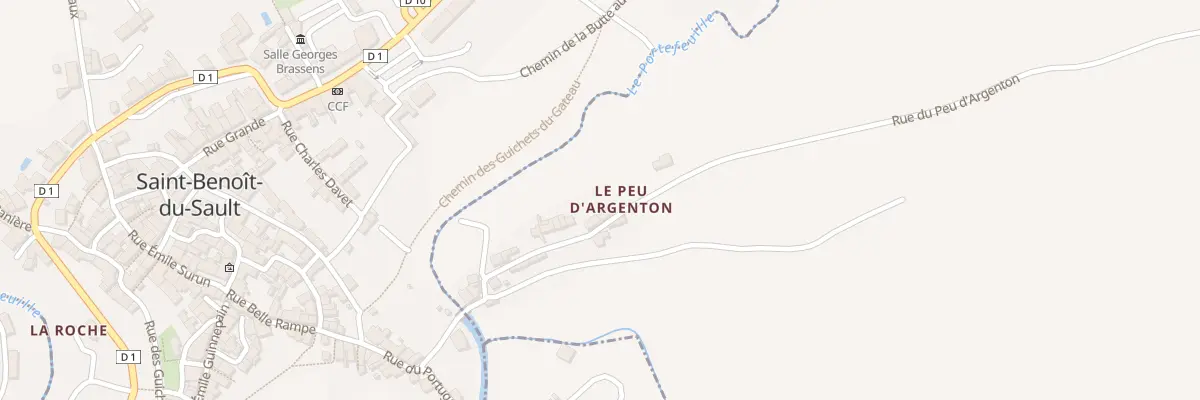 Plan du 5335 Le Peu d’Argenton à Parnac