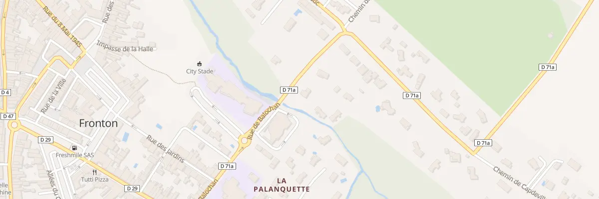 Plan du 8 Rue de Balochan à Fronton