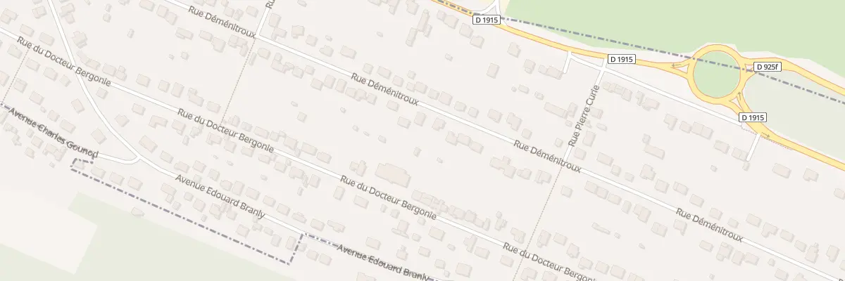 Plan du 57 Rue Déménitroux à Eu