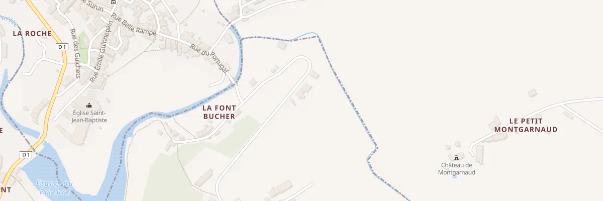 Plan du 22 Le Terrier à La Châtre-Langlin