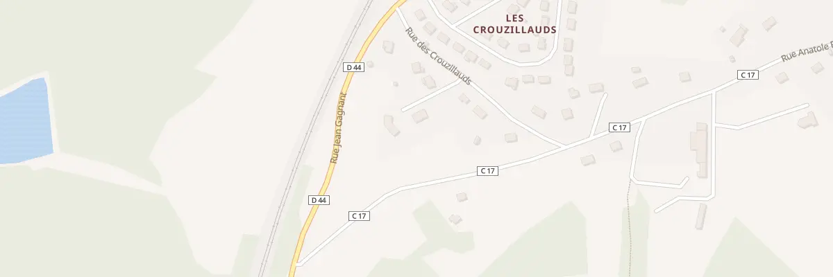 Plan du 6T Rue des Crouzillauds à Ambazac