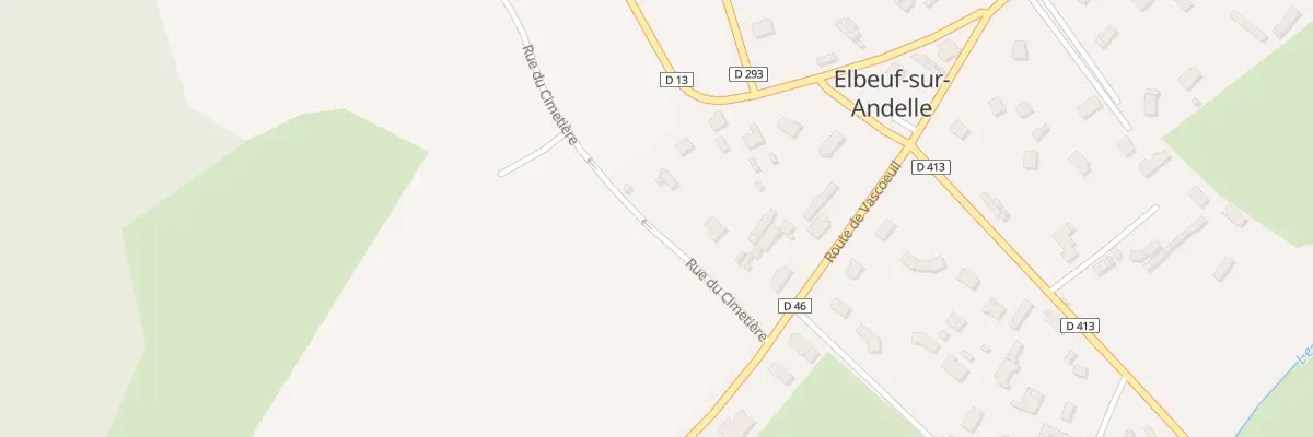 Plan du 5020 Rue du Cimetiere à Elbeuf-sur-Andelle