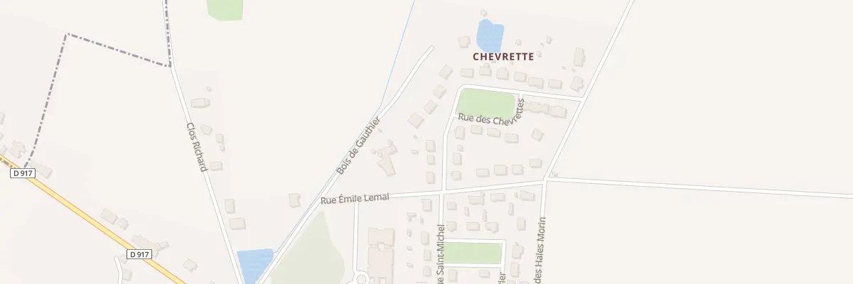 Plan du 5 Rue des Chevrettes à Marchenoir