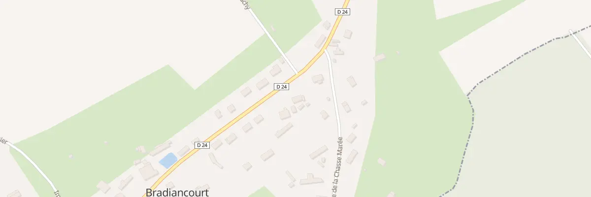 Plan du 510 Rue Charles Depaux à Bradiancourt
