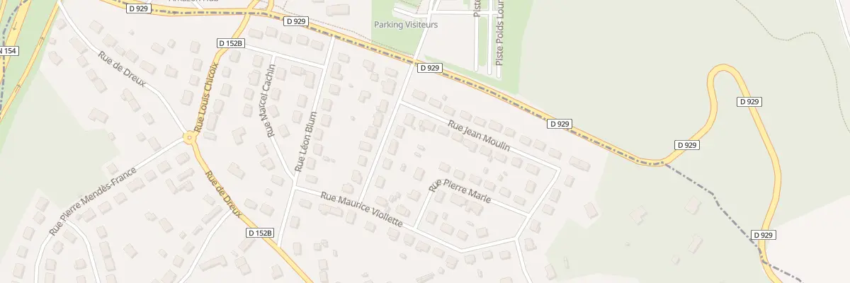 Plan du 4 Rue Jean Moulin à Luray