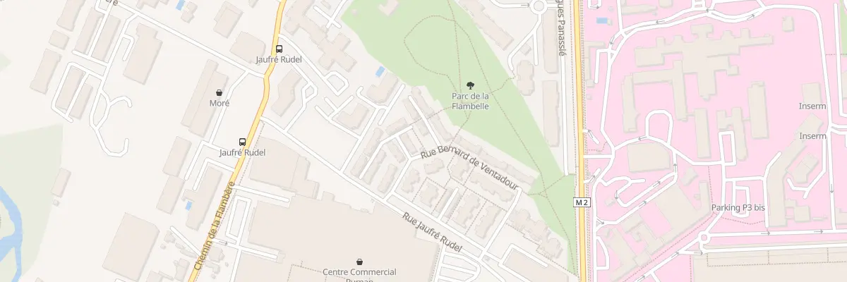 Plan du 21 Rue Bernard de Ventadour à Toulouse