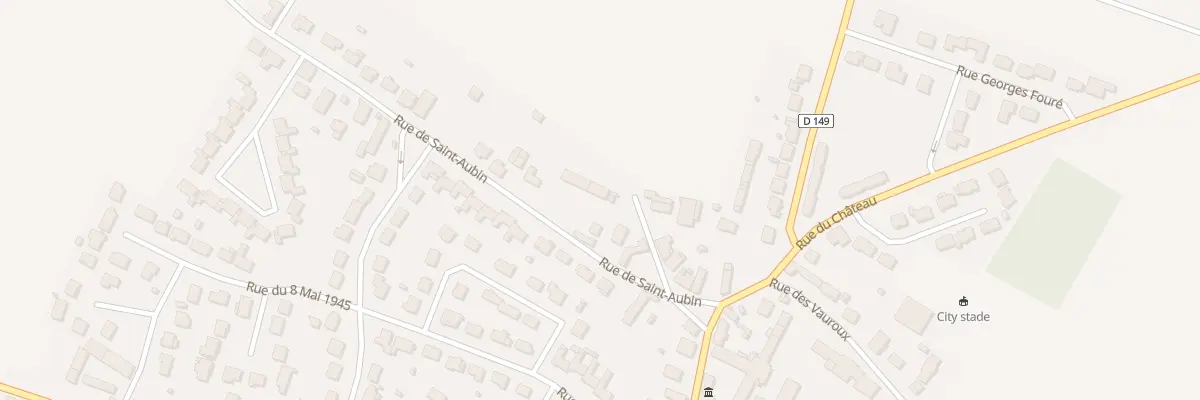 Plan du 14 Rue de Saint-Aubin à Amilly