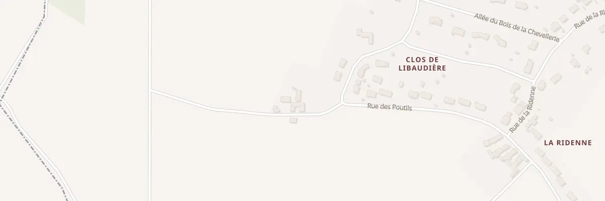 Plan du 43 Rue des Poutils à Cormeray
